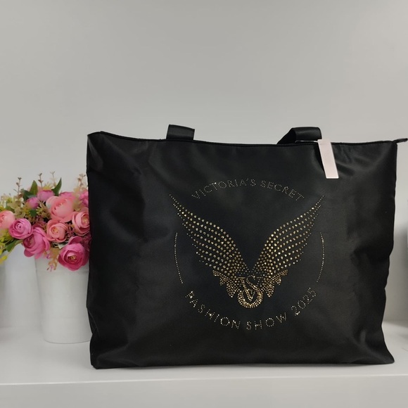 Victoria's Secret Handbags - Victoria's Secret Black Tote Bag